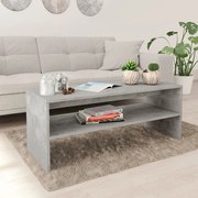 vidaXL Mesa de centro derivados de madeira cinzento cimento
