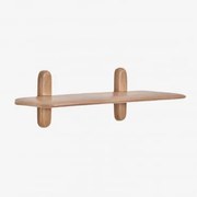 Estante De Parede Em Madeira Veleta Madeira De Manga & ↔︎ 80 Cm & 1 Prateleira - Sklum