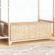 vidaXL Caixa de Armazenamento Natural 75 x 42 x 23 cm Jacinto de água