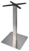 Pernas de Mesa Bar, Restaurante, Café, Esplanada Conjunto de 2 Bases de mesa RHIN, aço inoxidável, base de 45 x 45 cms, altura 73 cms, polido satin
