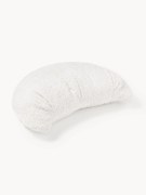 Almofada em bouclé com forma de croissant Francois