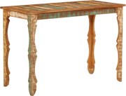 vidaXL Mesa de jantar 110x52x76 cm madeira recuperada maciça