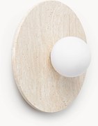 Candeeiro de parede e de teto em travertino Cehlani