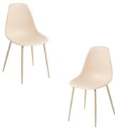 Pack 2 Cadeiras Mykle Total - Beige