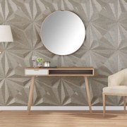 vidaXL Painéis de parede 48 pcs 50x50 cm 12m² XPS estrela betão