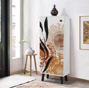 **** Armário para Sapatos Vegas – Branco/Preto – 50x135x38 cm

**