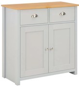 vidaXL Aparador 79x35x81 cm cinzento