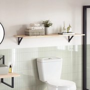 vidaXL Tampo de mesa retangular 140x40x2 cm madeira de acácia maciça