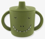 Copo de aprendizagem em silicone, TRIXIE Animal verde