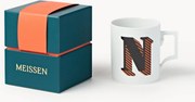 Westwing x MEISSEN, Caneca artesanal com motivo decorativo Initials