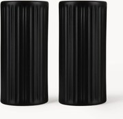 Saleiro e pimenteiro canelados Groove, conjunto de 2