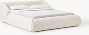 Cama estofada em bouclé Sofia