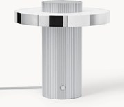 Candeeiro de mesa LED pequeno com base ondulada Elna