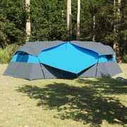 vidaXL Barraca com telhado Outros com ventilação de ar Azul e Preto 520 x 520 x 190 cm