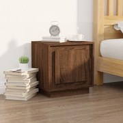 vidaXL Mesa cabeceira 44x35x45 cm derivados madeira carvalho castanho