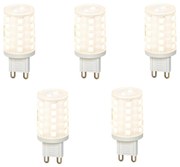 Conjunto de 5 lâmpadas LED G9 inteligentes 2,5 W 250 lm 2700K - 6500K