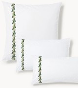 Fronha de almofada em algodão com bordado de Natal Evan