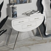 MESA CONSOLA VENUS BRANCA 110X40X80 CM