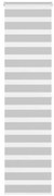 vidaXL Cortina de zebra 65x200 cm largura do tecido 60,9 cm poliéster