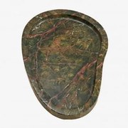 Bandeja Decorativa Em Mármore Orivando Mármore Verde Forest & ↔︎ 20 Cm - Sklum