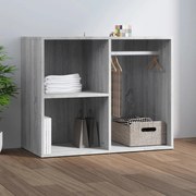Toucador 80x40x65 cm derivados de madeira cor cinzento sonoma