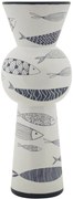 VASO DE CERÂMICA PEIXE ALTO CM Ø 14X38,5