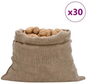 vidaXL Sacos de juta 30 pcs 100x110 cm 100% juta 220 gsm