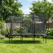 Trampolim retangular Silhouette 244 x 366 cm - preto