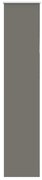 vidaXL Persiana de enrolar 45x210 cm largura tecido 40,7 cm poliéster