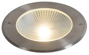 Foco de chão moderno em aço com LED de 20 W - Bridge Moderno