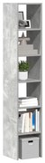 vidaXL Estantes 2 pcs empilháveis 30x30x80 cm derivados madeira