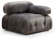 Sofá de 1 Lugar Bubble – Cinzento – 95x95x75 cm