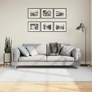 Tapete de pelo curto OVIEDO 160x230 cm cinzento