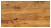 vidaXL Tampo de mesa retangular 100x50x2,5 cm mangueira maciça