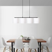 Chandelier Valiz – Preto e Branco – 110 x 25 cm