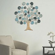 DECORAÇÃO DE PAREDE 89X2,5X90 CM AZUL