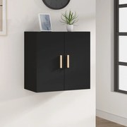 vidaXL Armário parede 60x30x60 cm derivados de madeira preto