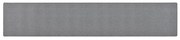 vidaXL Tapete/passadeira 50x300 cm cinzento-escuro
