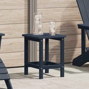 vidaXL Mesa Lateral Adirondack Azul-marinho 38 x 38 x 46 cm em HDPE
