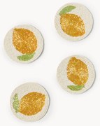 Bases para copos Lemon, conjunto de 4
