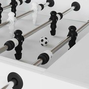 vidaXL Futebol de Mesa 12 pcs Branco e Preto 3.6 x 3.6 cm