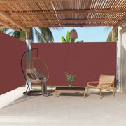 vidaXL Toldo lateral retrátil 200x600 cm castanho