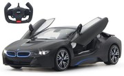 Carro elétrico telecomandado BMW I8 1:14 2,4GHz Preto