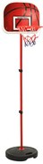 Conjunto jogo de basquetebol infantil ajustável 160 cm