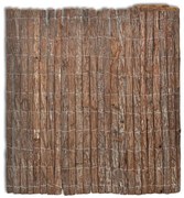 vidaXL Cerca de casca árvore 400x100 cm