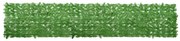 vidaXL Tela de varanda com folhas verdes 400x75 cm
