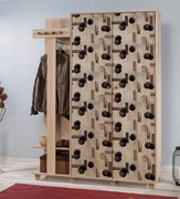 Cabide Garmanto – Carvalho Sonoma – 135x192x36 cm