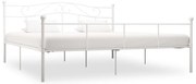 Estrutura de cama 180x200 cm metal branco