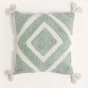 Almofada Quadrada 45x45 Cm Em Algodão Sowyer Celadon Mousse - Sklum