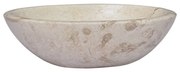 vidaXL Lavatório 53x40x15 mármore cor creme